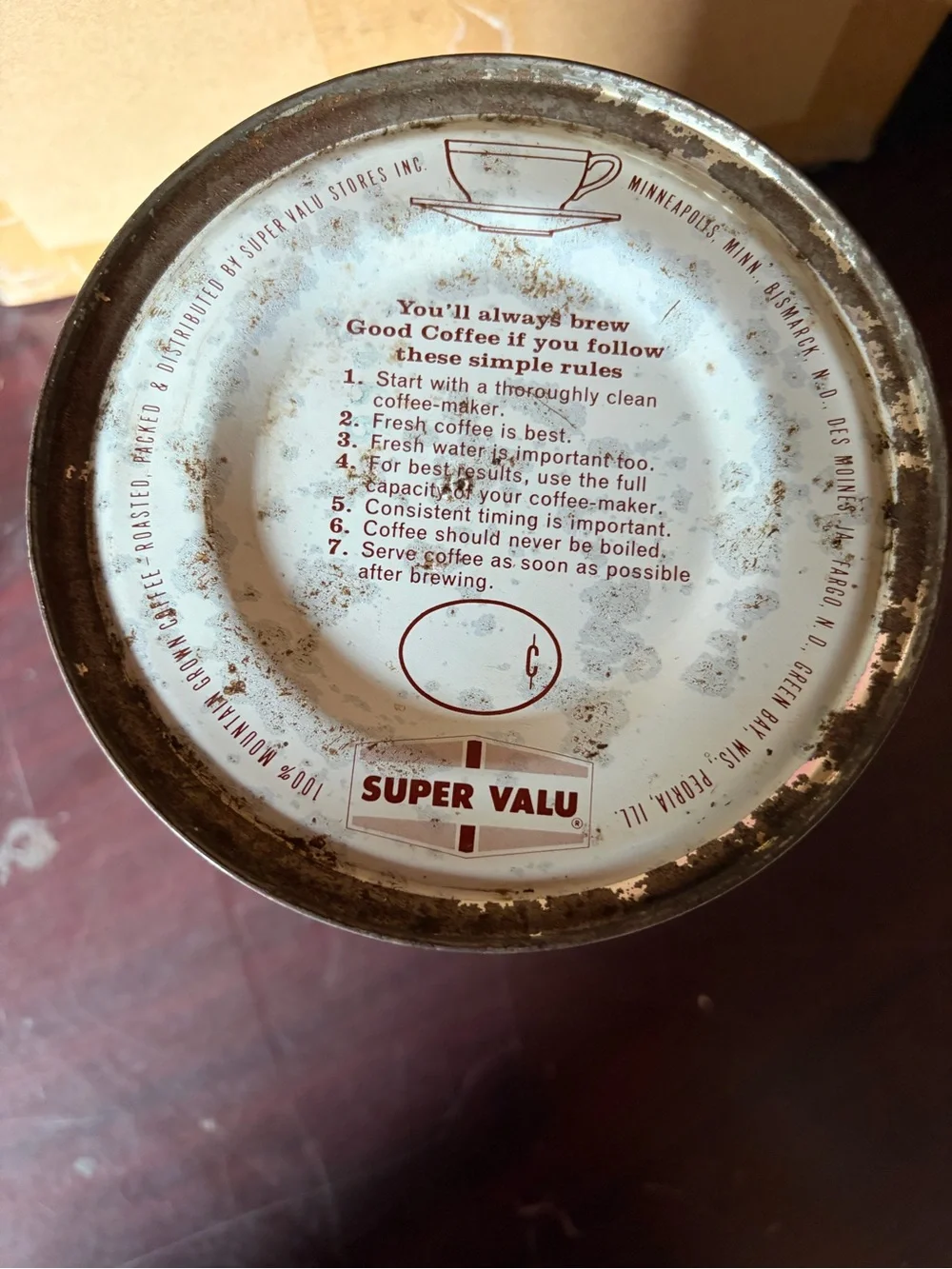 Red Coffee Canister - Classic Brand Collectible